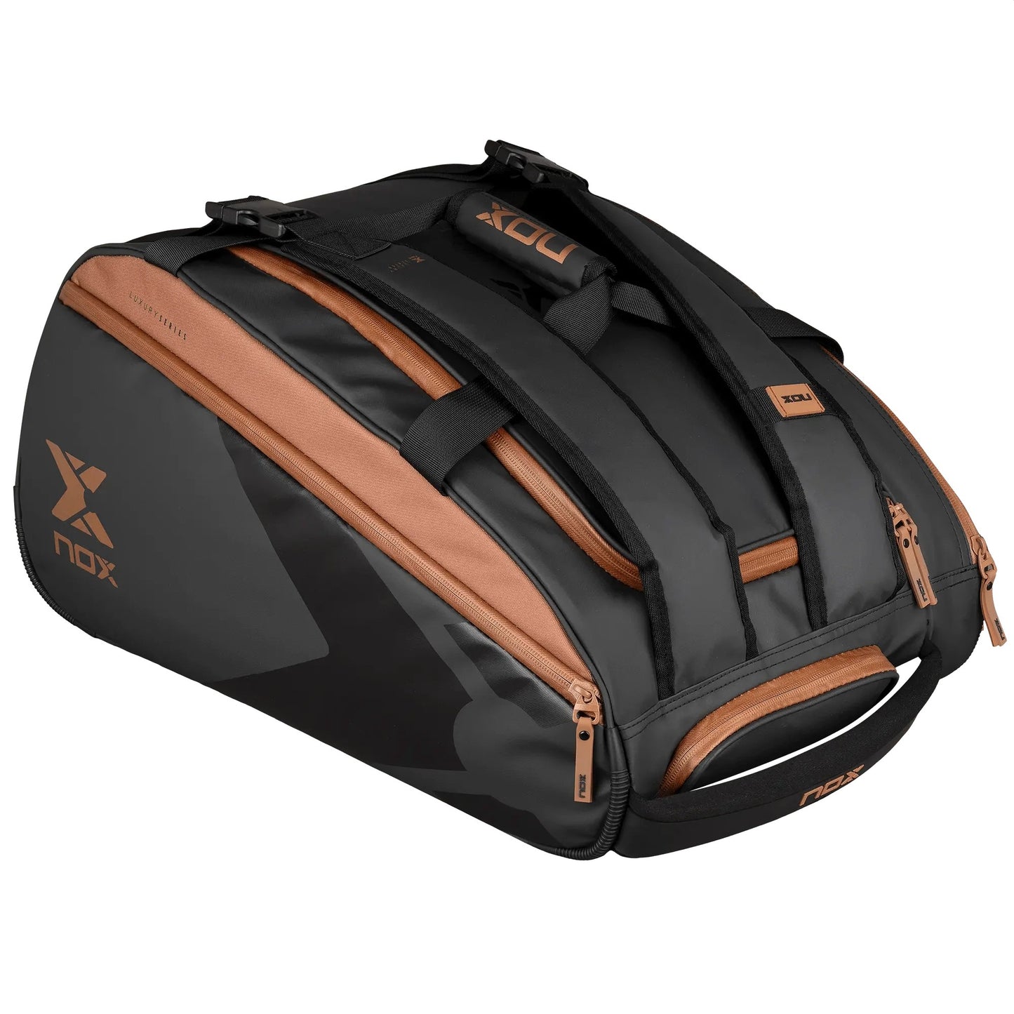 BOLSO NOX LUXURY OPEN SERIES NEGRO/MARRÓN