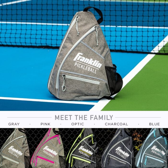BOLSA BANDOLERA FRANKLIN PICKLEBALL GRIS