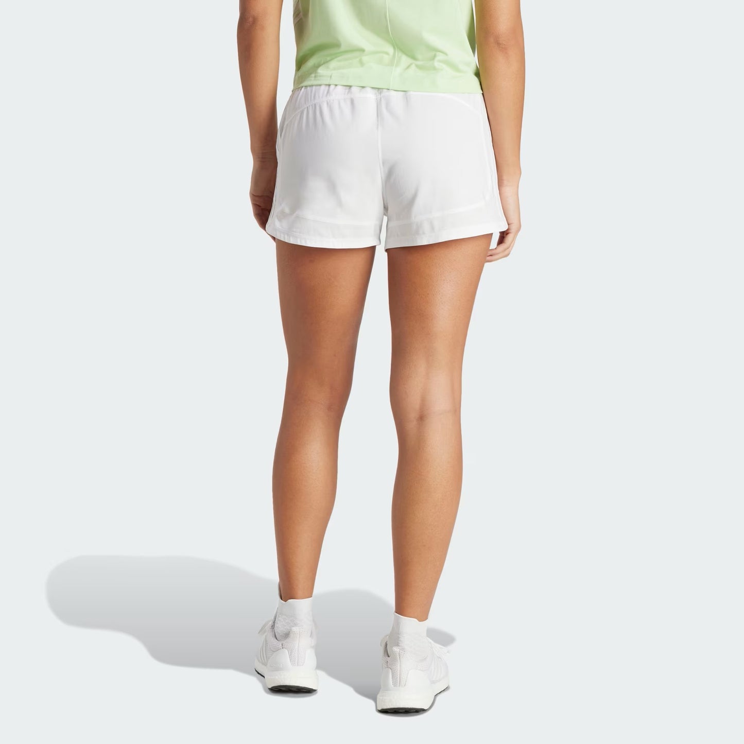 Pantalón corto alto tejido Adidas Pacer de 3 pulgadas
