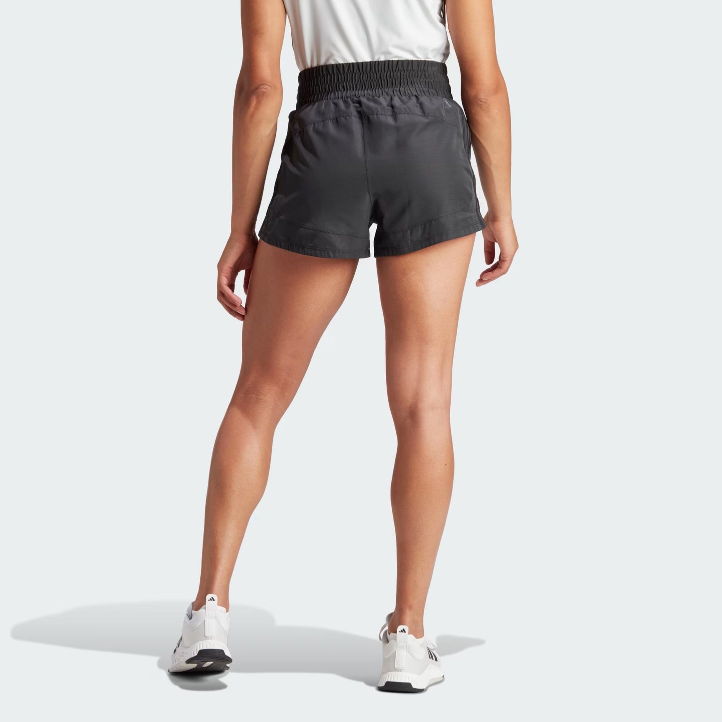 Pantalón corto alto tejido Adidas Pacer de 3 pulgadas