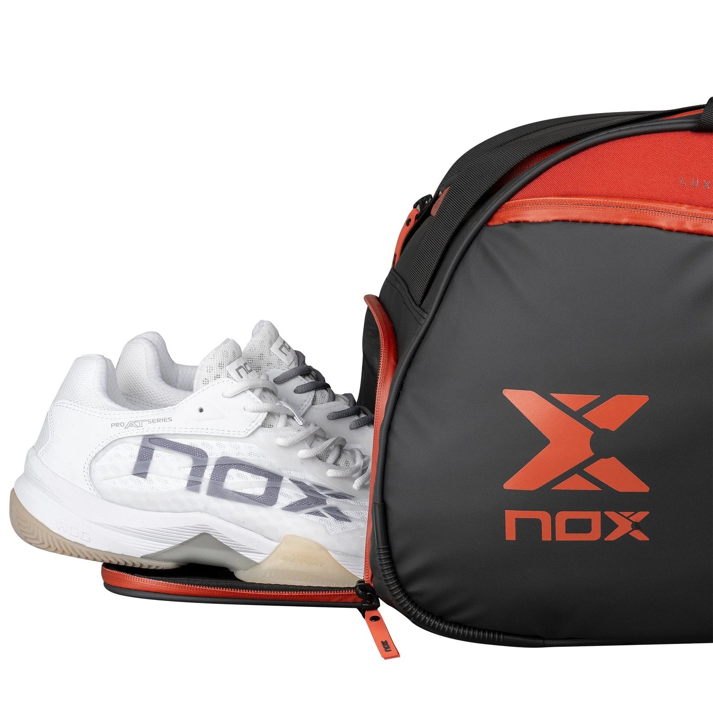 BOLSO NOX LUXURY OPEN SERIES NEGRO/ROJO