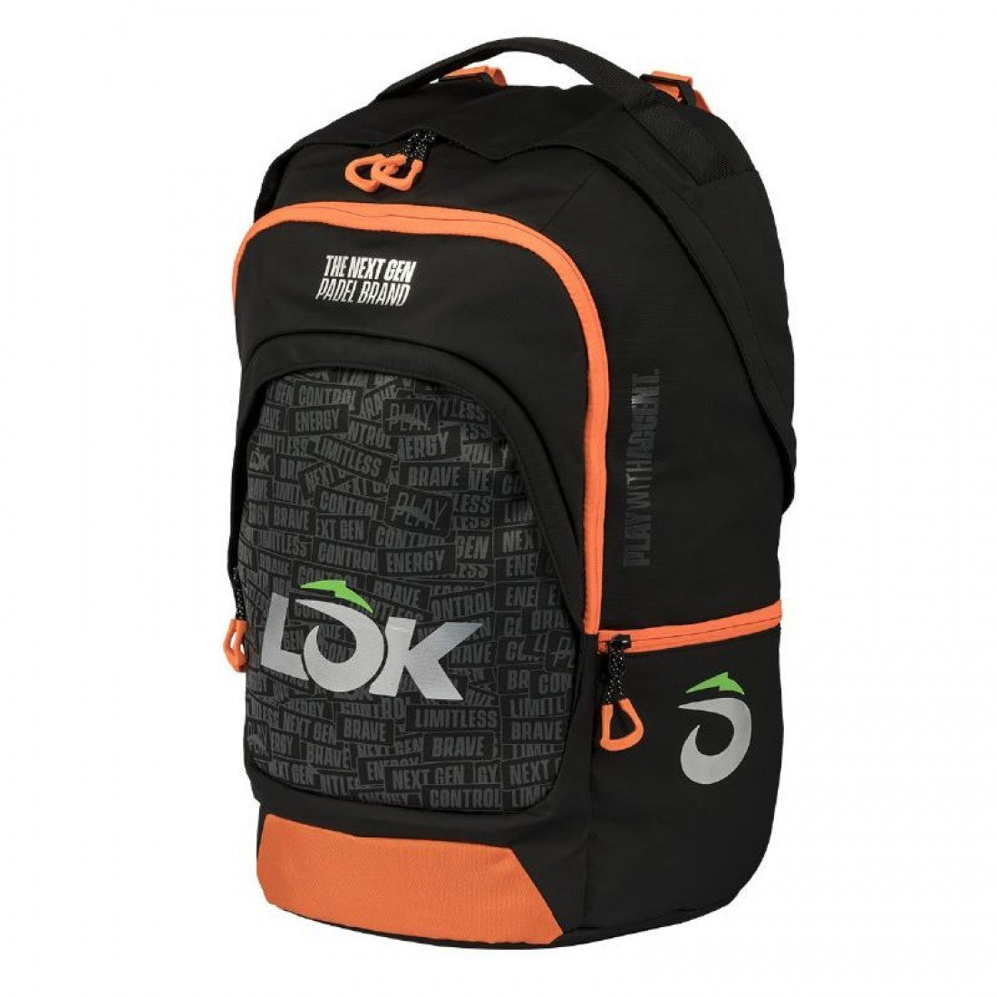 Lok Maxx 2 Black Orange Backpack