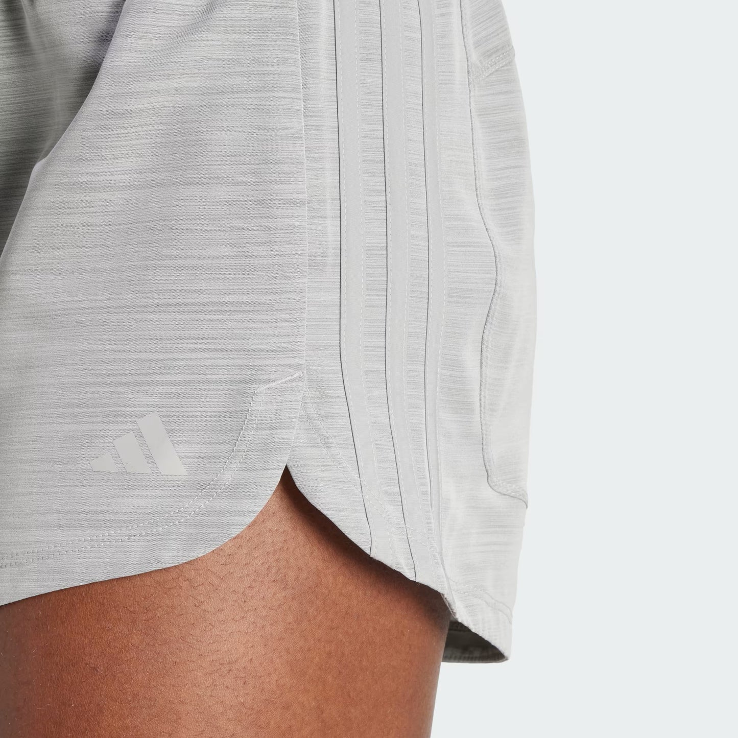 Pantalón corto alto tejido Adidas Pacer de 3 pulgadas