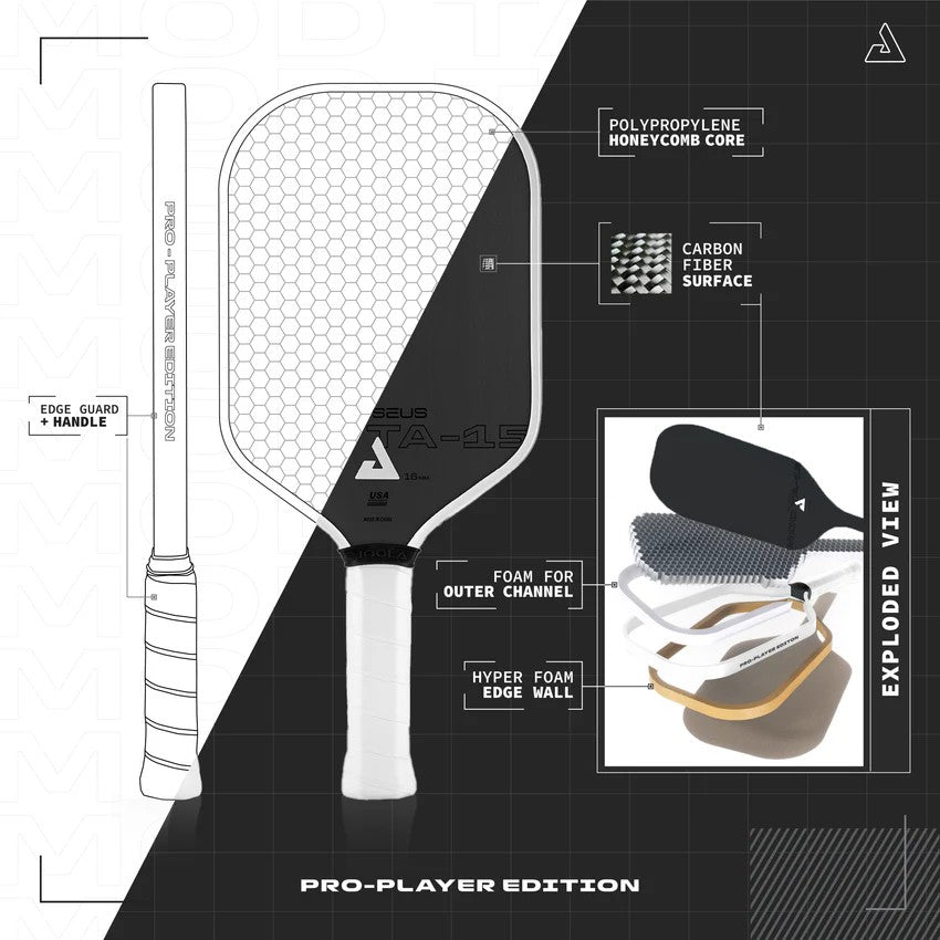 JOOLA PERSEUS 16MM MOD TA-15 EDICIÓN DE JUGADOR PROFESIONAL