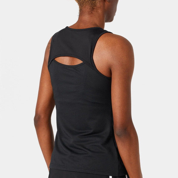 FILA ESSENTIALS COVERAGE - CAMISETA DE TIRANTES CON CUELLO EN V NEGRA