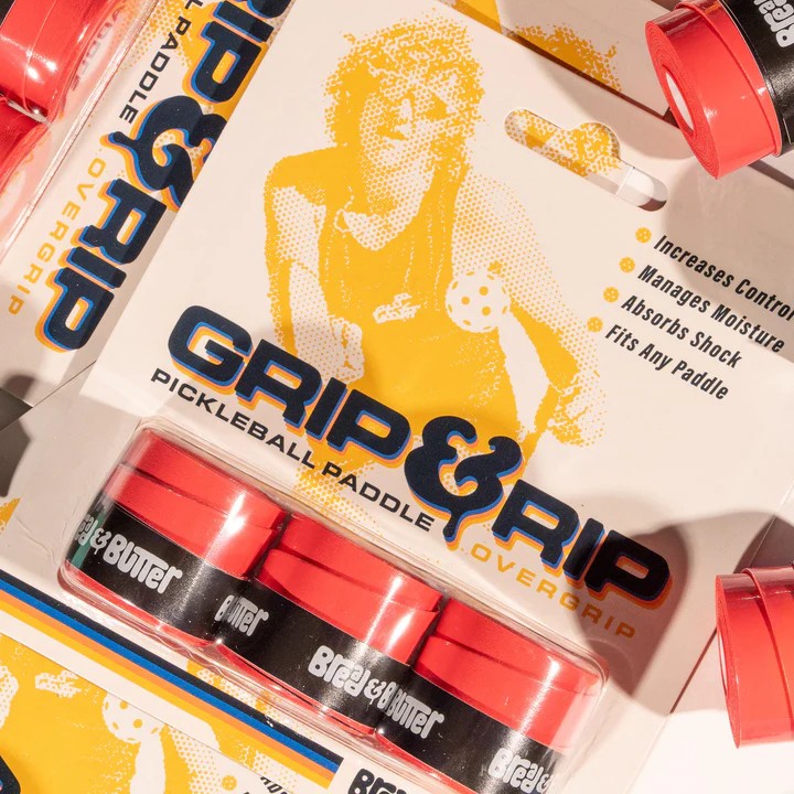 PAN Y MANTEQUILLA PICKLEBALL CO SOBREGRIP ROJO