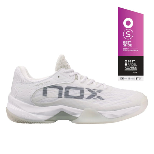 ZAPATOS NOX AT10 LUX BLANCO/GRIS