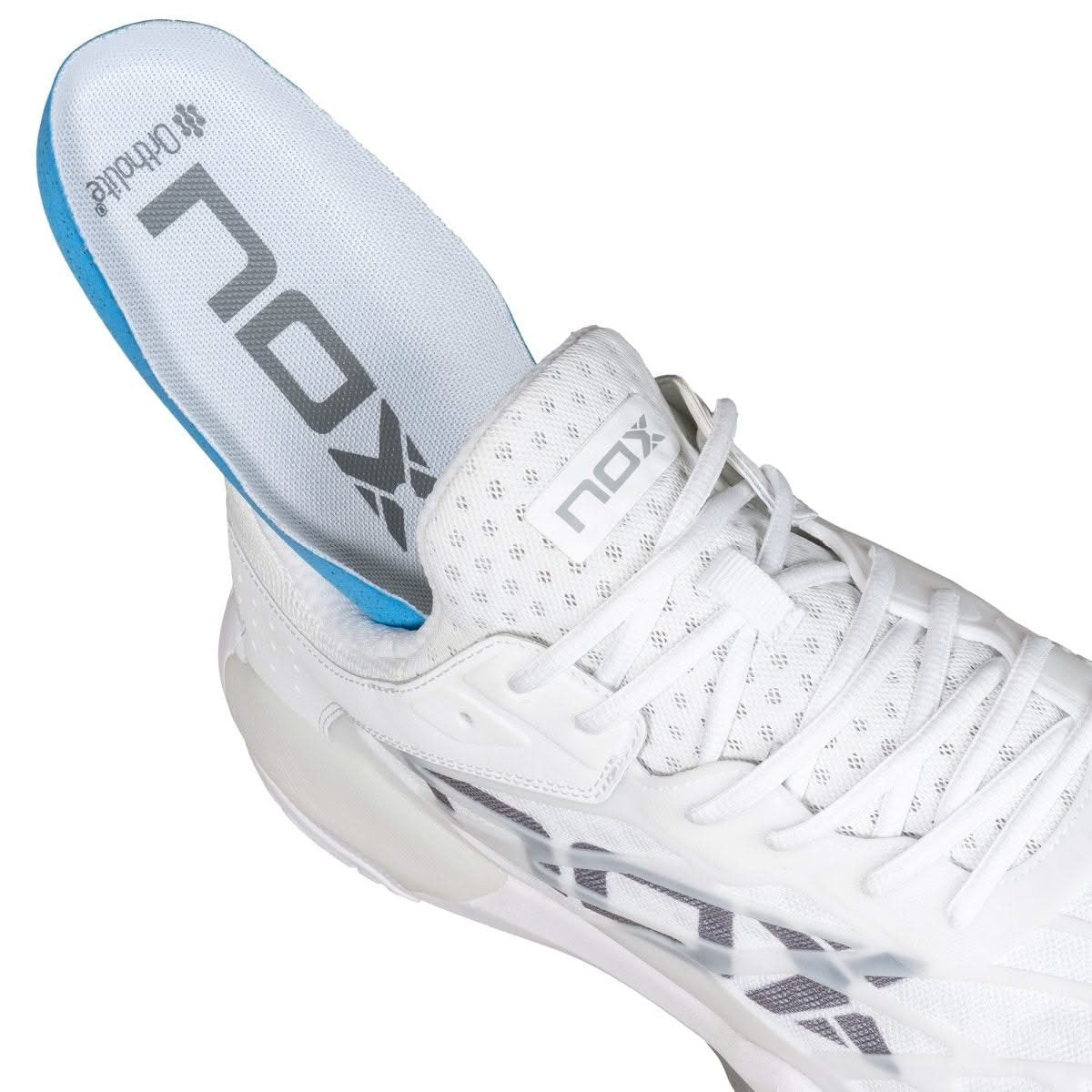 ZAPATILLAS NOX PICKLEBALL LUX TEMPO BLANCO/GRIS