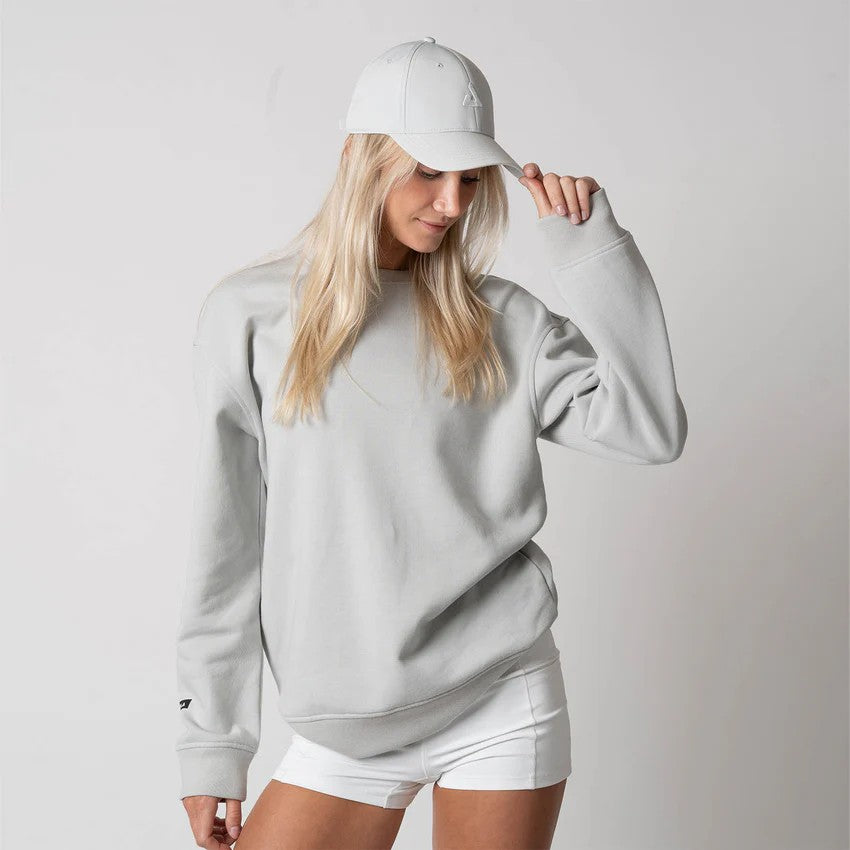 Sudadera unisex de forro polar Joola, color gris gravedad jaspeado