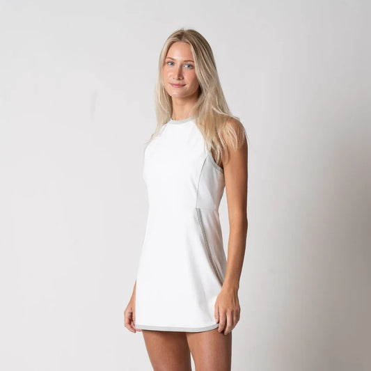 VESTIDO DE CORTE MUJER JOOLA BLANCO
