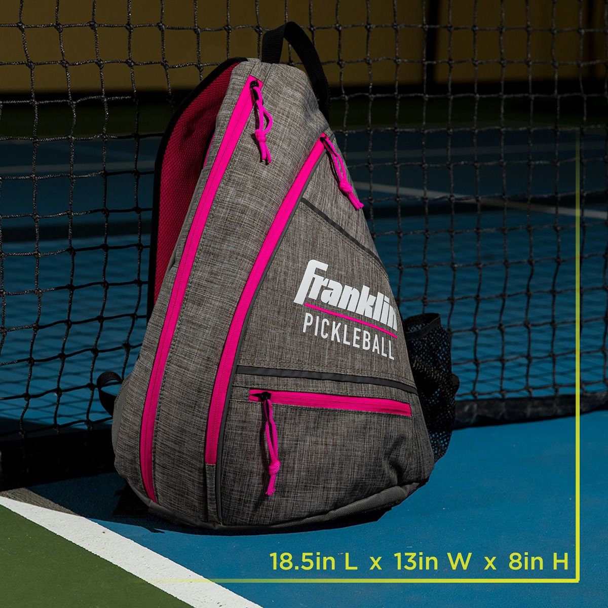 BOLSO BANDOLERA FRANKLIN GRIS ROSA