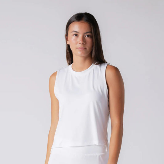 JOOLA MUJER COURT TANK BLANCO