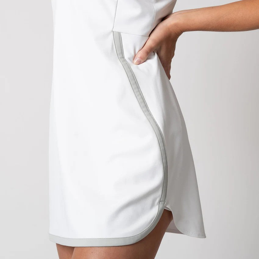 VESTIDO DE CORTE MUJER JOOLA BLANCO