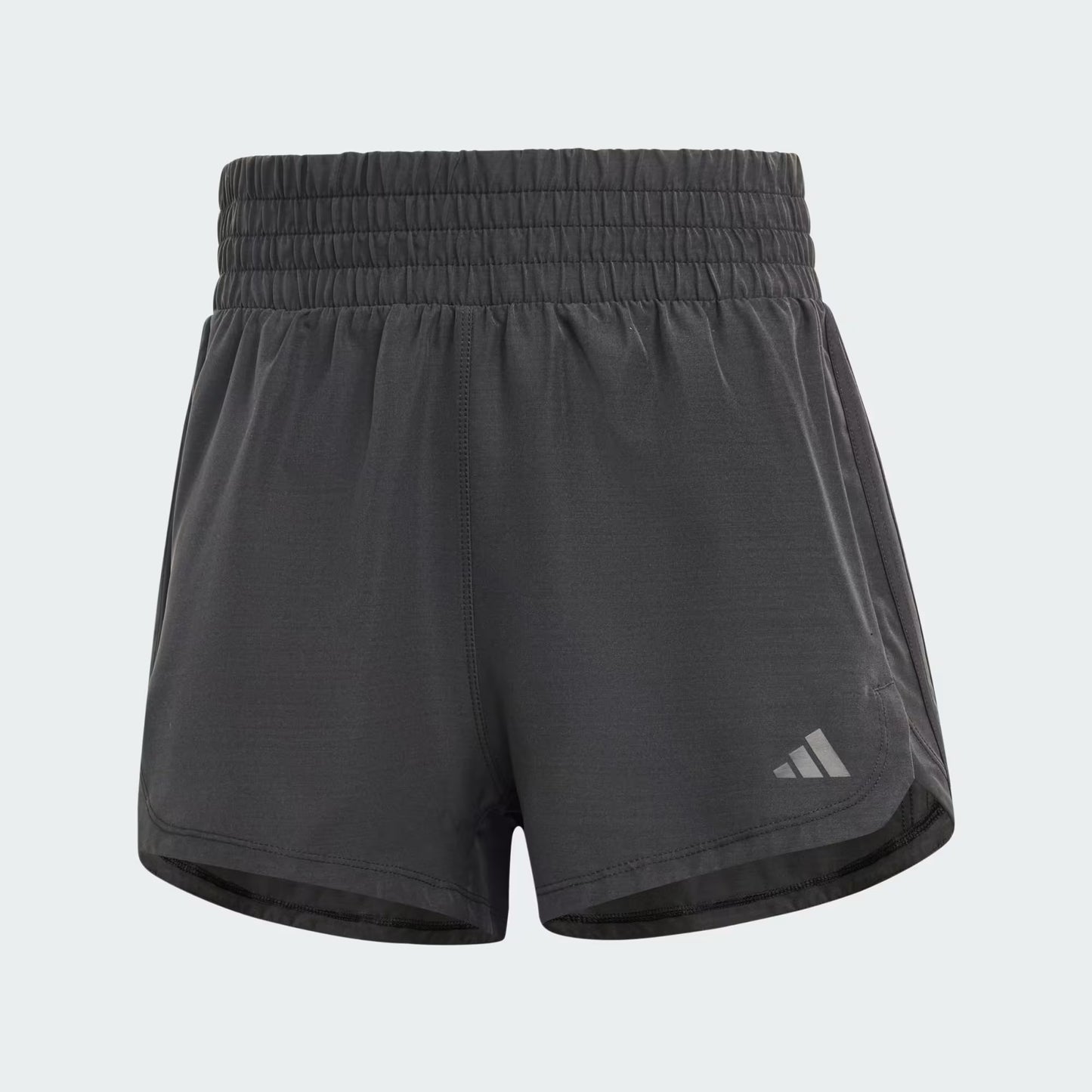Pantalón corto alto tejido Adidas Pacer de 3 pulgadas