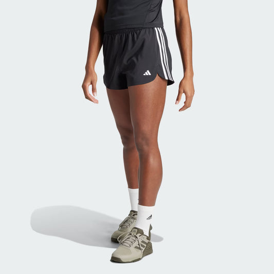 Pantalón corto alto tejido Adidas Pacer de 3 pulgadas