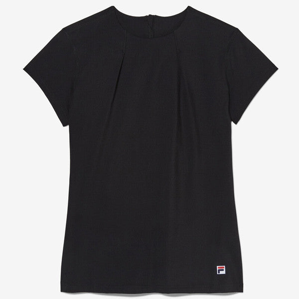 FILA ESSENTIALS TOP DE MANGA CORTA NEGRO