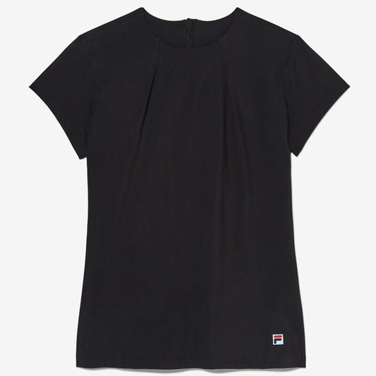 FILA ESSENTIALS TOP DE MANGA CORTA NEGRO