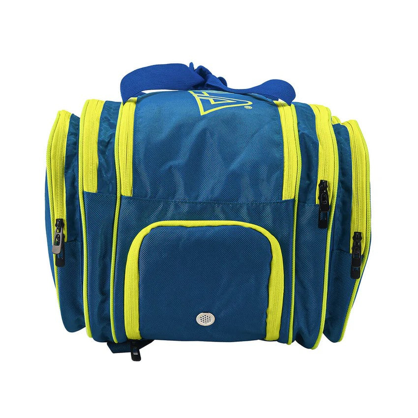 BOLSA DE PICKLEBALL JOOLA TOUR ELITE PRO, AZUL MARINO Y AMARILLO