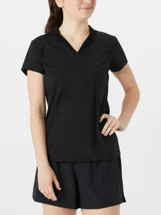POLO DE TENIS ESENCIALES DE FILA DE MUJER NEGRO