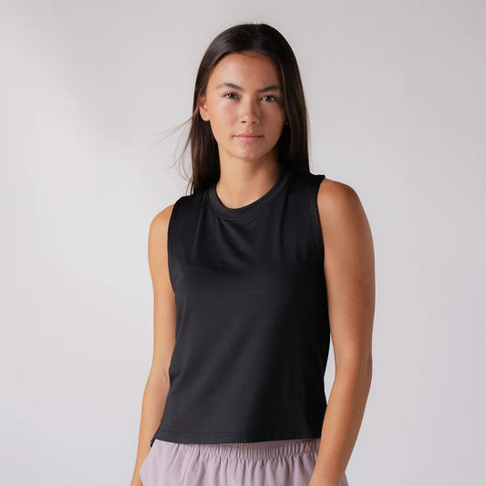 JOOLA MUJER COURT TANK NEGRO