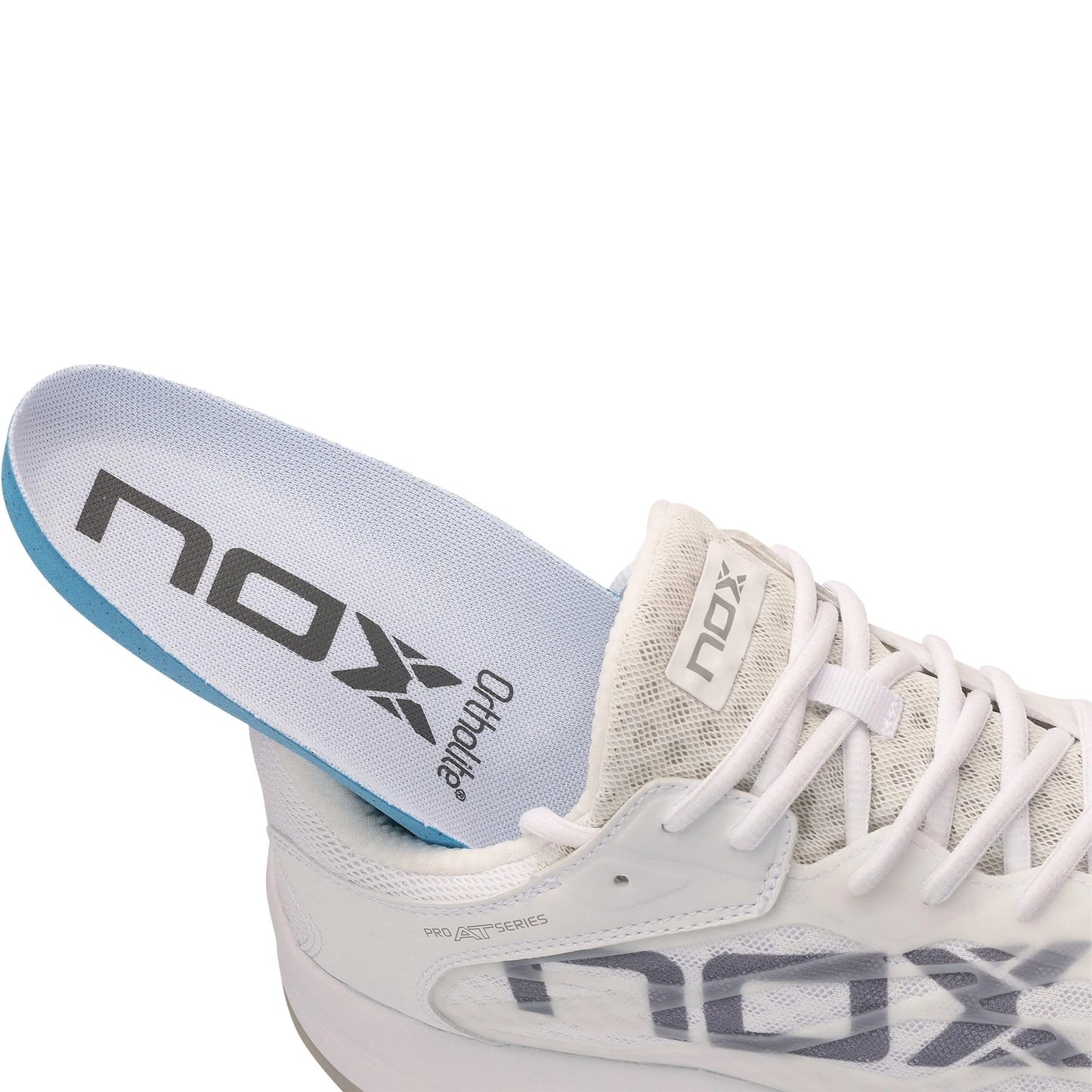 ZAPATOS NOX AT10 LUX BLANCO/GRIS