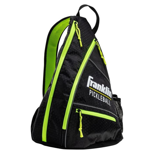 BOLSA BANDOLERA FRANKLIN PICKLEBALL NEGRO AMARILLO ÓPTICO