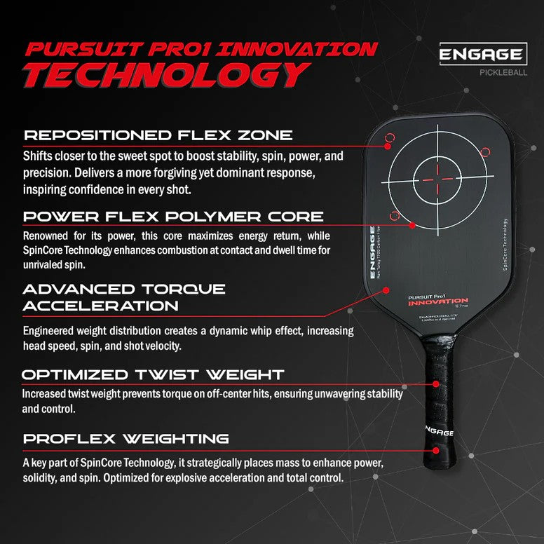 ENGAGE PURSUIT PRO1 INNOVATION 15.2MM | ACELERACIÓN CON PAR EQUILIBRADO ROJO FIERCE