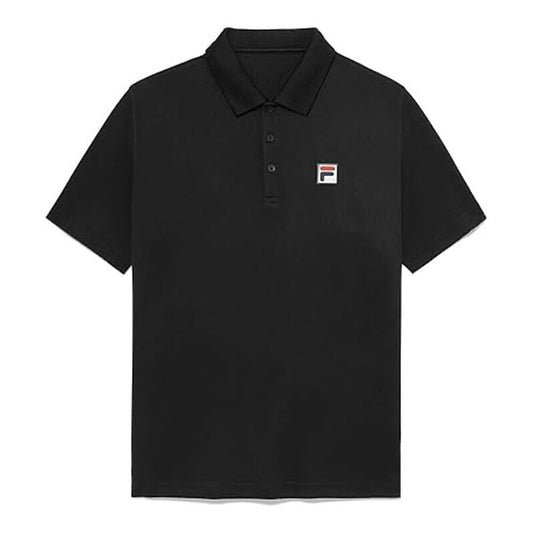 POLO FILA PIQUÉ NEGRO
