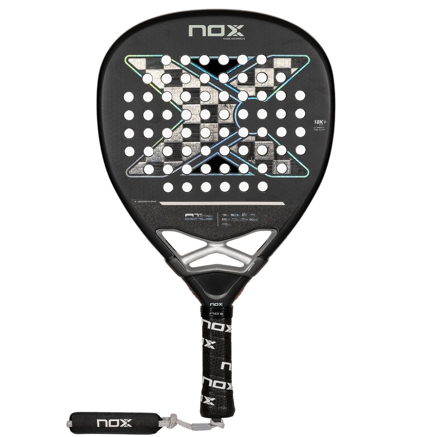 NOX EN LA RAQUETA GENIUS ATTACK 18K 24