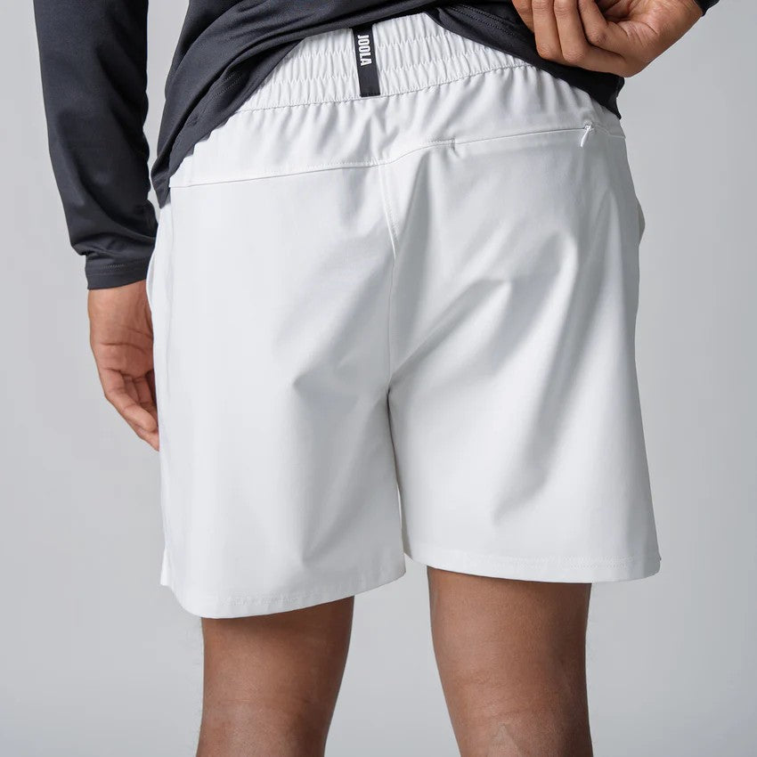 JOOLA PANTALONES CORTOS TEJIDOS PARA HOMBRE 5" BLANCO