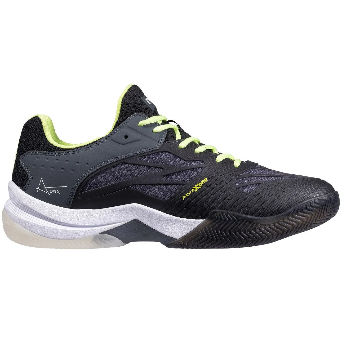 ZAPATOS NOX AT10 LUX NEGRO/VERDE GRIS