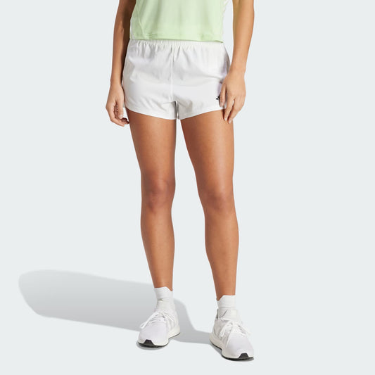 Pantalón corto alto tejido Adidas Pacer de 3 pulgadas