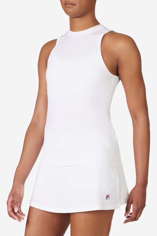 FILA FI-LUX CAMISETA SIN MANGAS CON ESPALDA ABIERTA BLANCA