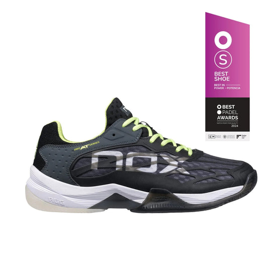 ZAPATOS NOX AT10 LUX NEGRO/VERDE GRIS