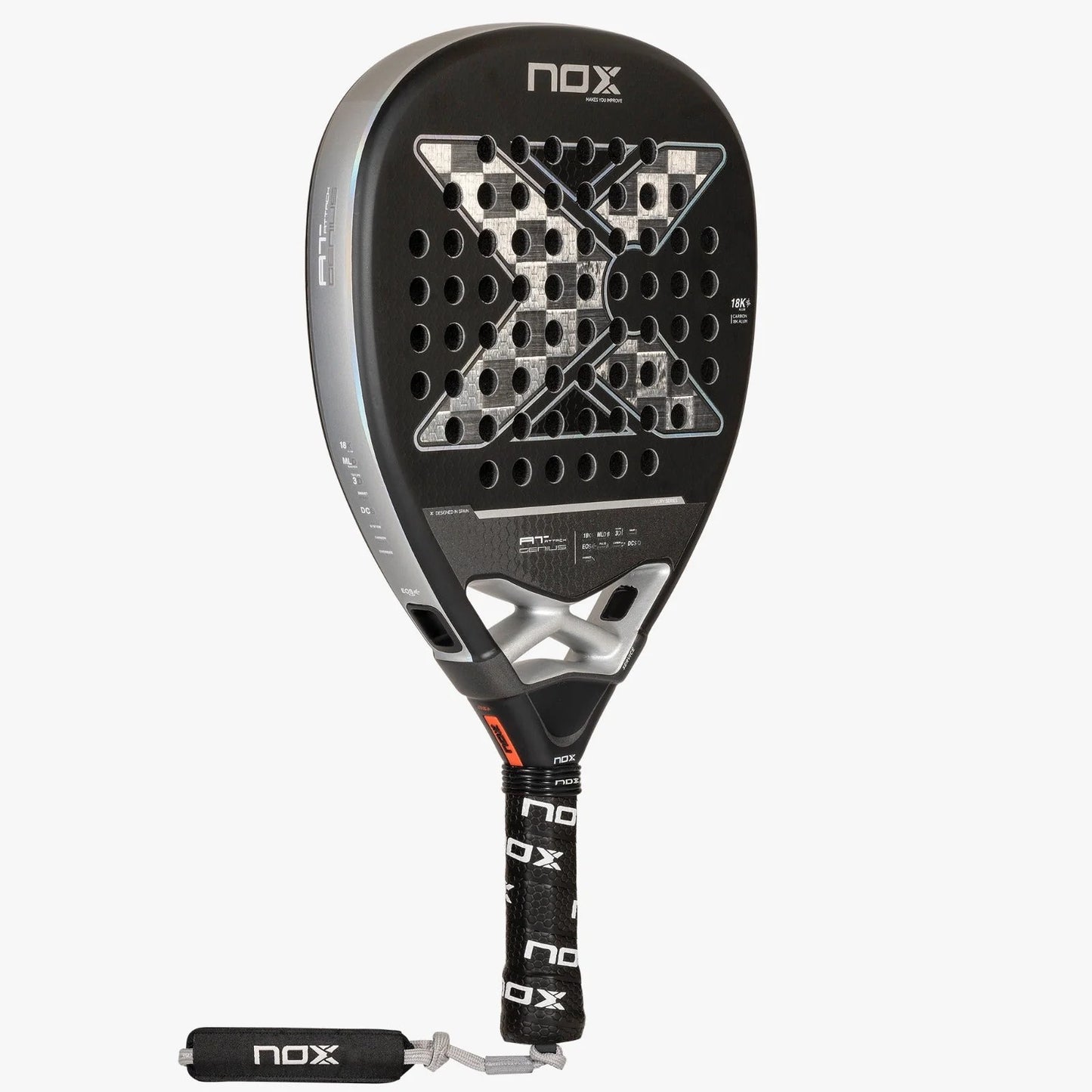 NOX EN LA RAQUETA GENIUS ATTACK 18K 24
