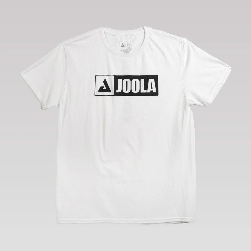 CAMISETA BLANCA CON LA MARCA DEL EQUIPO JOOLA