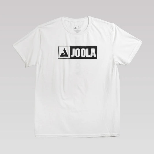CAMISETA BLANCA CON LA MARCA DEL EQUIPO JOOLA