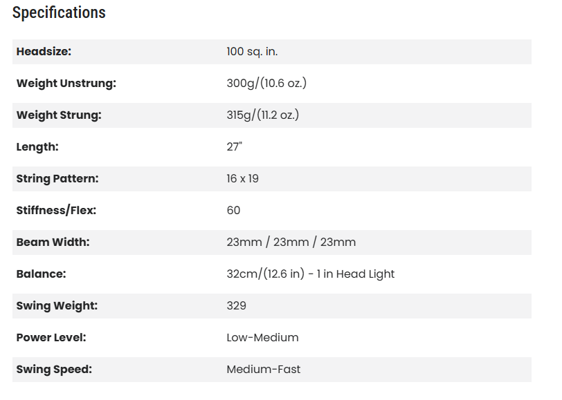 HEAD SPEED MP LEGEND 2025 SIN ENCORDAR