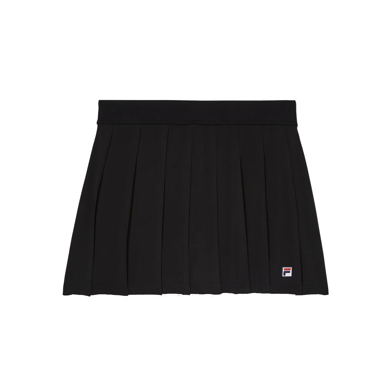 Falda pantalón de tenis con pliegues ondulados Essentials para mujer de Fila, color negro
